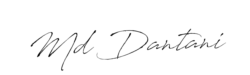 Also You can easily find your signature by using the search form. We will create Md Dantani name handwritten signature images for you free of cost using Antro_Vectra sign style. Md Dantani signature style 6 images and pictures png
