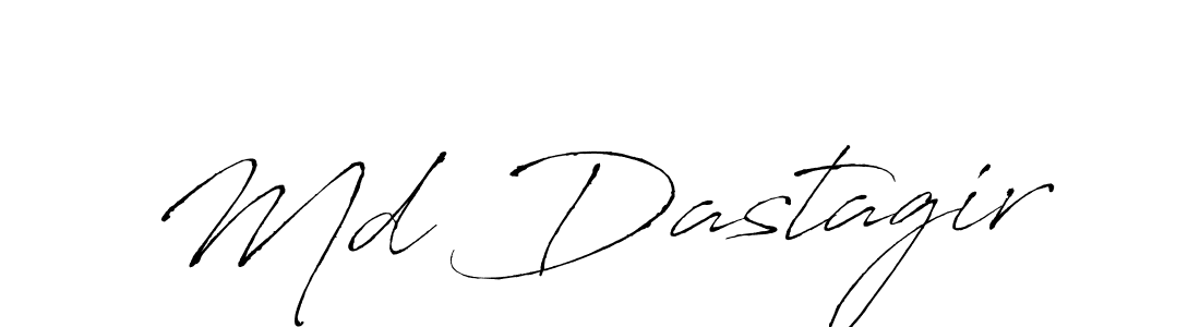 How to make Md Dastagir signature? Antro_Vectra is a professional autograph style. Create handwritten signature for Md Dastagir name. Md Dastagir signature style 6 images and pictures png