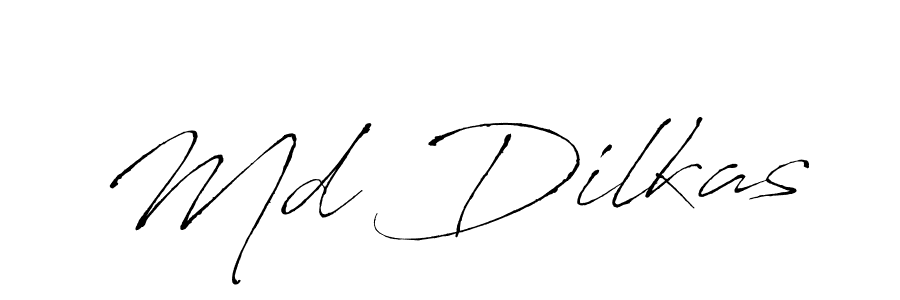 How to make Md Dilkas name signature. Use Antro_Vectra style for creating short signs online. This is the latest handwritten sign. Md Dilkas signature style 6 images and pictures png