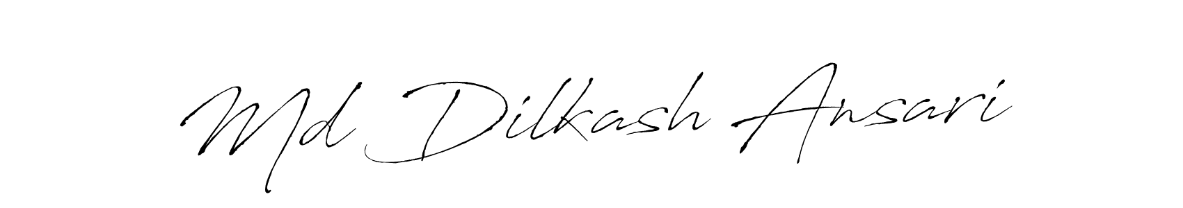 You should practise on your own different ways (Antro_Vectra) to write your name (Md Dilkash Ansari) in signature. don't let someone else do it for you. Md Dilkash Ansari signature style 6 images and pictures png