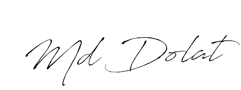 Similarly Antro_Vectra is the best handwritten signature design. Signature creator online .You can use it as an online autograph creator for name Md Dolat. Md Dolat signature style 6 images and pictures png
