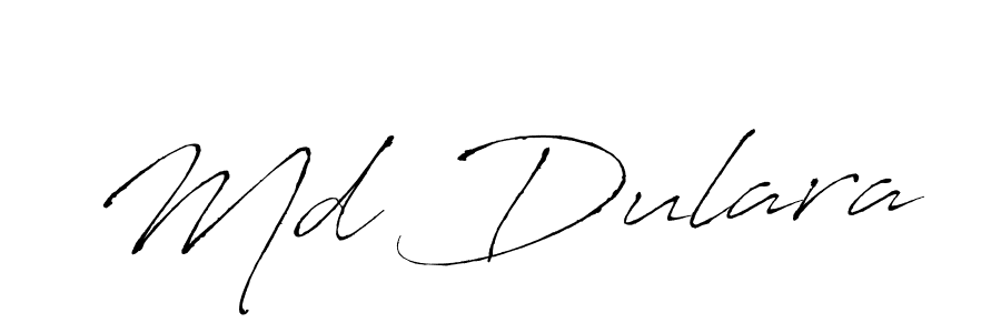 Antro_Vectra is a professional signature style that is perfect for those who want to add a touch of class to their signature. It is also a great choice for those who want to make their signature more unique. Get Md Dulara name to fancy signature for free. Md Dulara signature style 6 images and pictures png