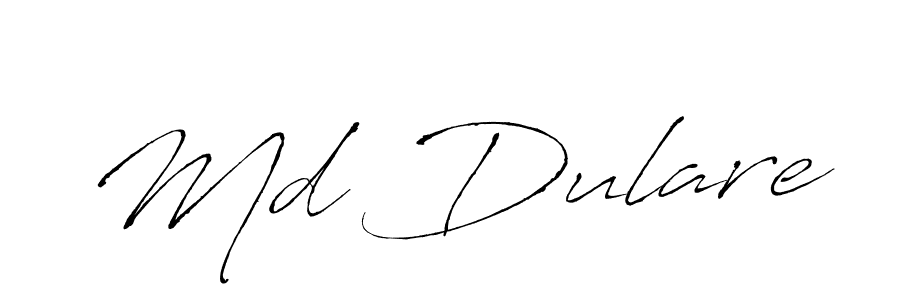 Use a signature maker to create a handwritten signature online. With this signature software, you can design (Antro_Vectra) your own signature for name Md Dulare. Md Dulare signature style 6 images and pictures png