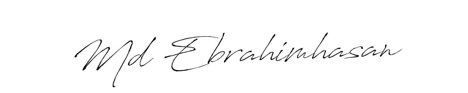 It looks lik you need a new signature style for name Md Ebrahimhasan. Design unique handwritten (Antro_Vectra) signature with our free signature maker in just a few clicks. Md Ebrahimhasan signature style 6 images and pictures png