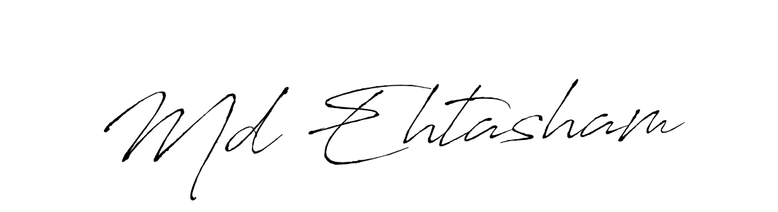 Make a beautiful signature design for name Md Ehtasham. With this signature (Antro_Vectra) style, you can create a handwritten signature for free. Md Ehtasham signature style 6 images and pictures png