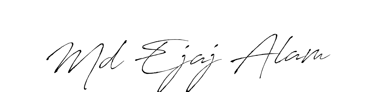 How to make Md Ejaj Alam signature? Antro_Vectra is a professional autograph style. Create handwritten signature for Md Ejaj Alam name. Md Ejaj Alam signature style 6 images and pictures png