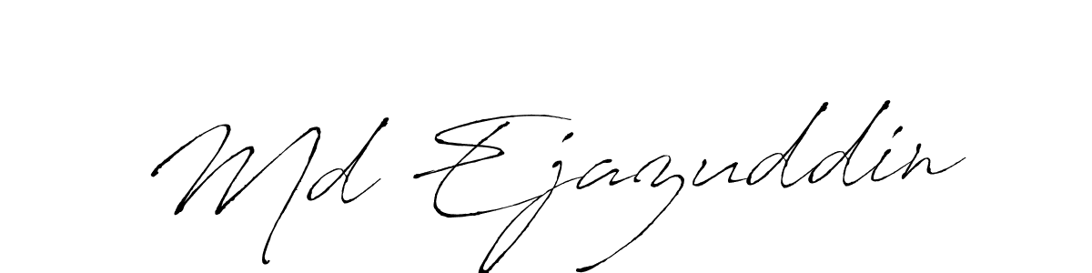 Create a beautiful signature design for name Md Ejazuddin. With this signature (Antro_Vectra) fonts, you can make a handwritten signature for free. Md Ejazuddin signature style 6 images and pictures png