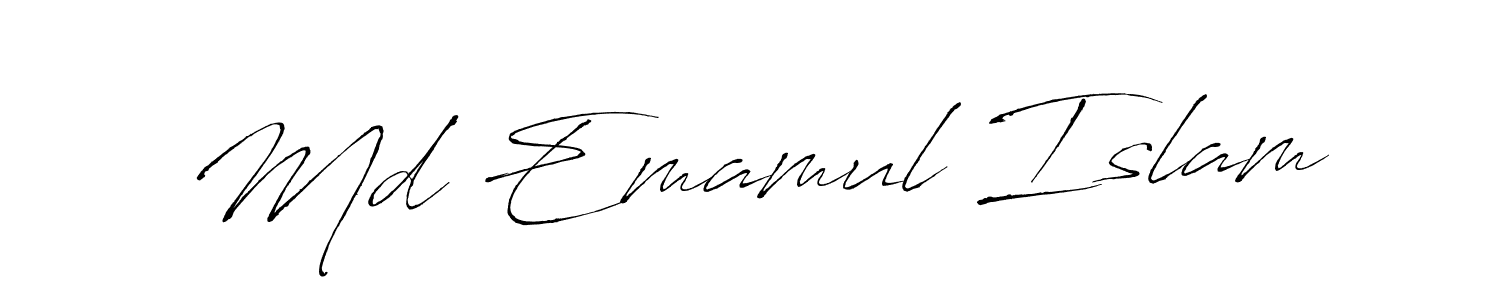 It looks lik you need a new signature style for name Md Emamul Islam. Design unique handwritten (Antro_Vectra) signature with our free signature maker in just a few clicks. Md Emamul Islam signature style 6 images and pictures png