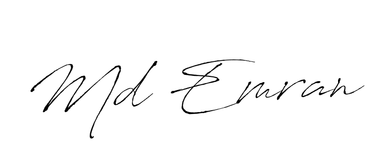 The best way (Antro_Vectra) to make a short signature is to pick only two or three words in your name. The name Md Emran include a total of six letters. For converting this name. Md Emran signature style 6 images and pictures png