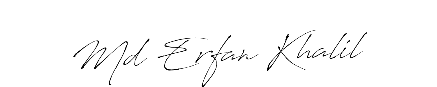 How to make Md Erfan Khalil signature? Antro_Vectra is a professional autograph style. Create handwritten signature for Md Erfan Khalil name. Md Erfan Khalil signature style 6 images and pictures png