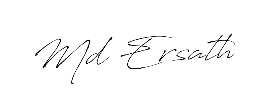 It looks lik you need a new signature style for name Md Ersath. Design unique handwritten (Antro_Vectra) signature with our free signature maker in just a few clicks. Md Ersath signature style 6 images and pictures png