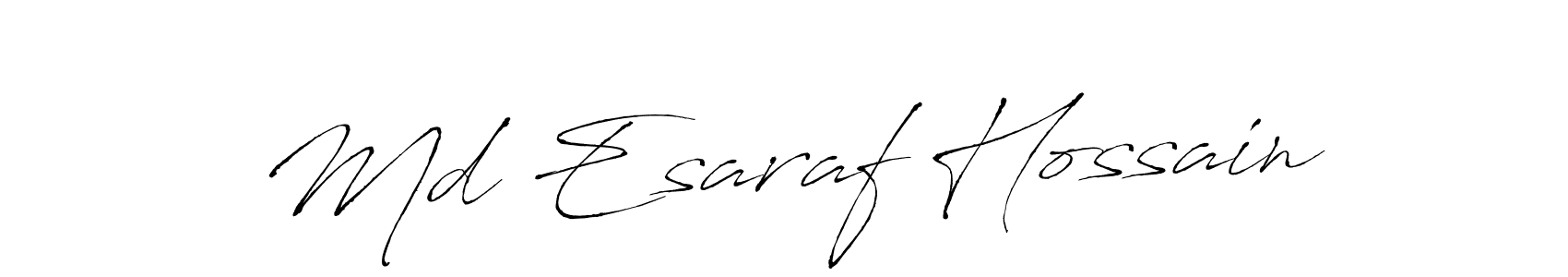 You can use this online signature creator to create a handwritten signature for the name Md Esaraf Hossain. This is the best online autograph maker. Md Esaraf Hossain signature style 6 images and pictures png
