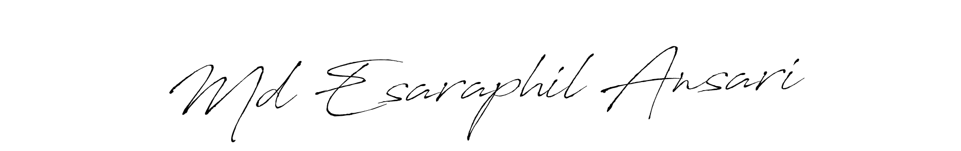 Check out images of Autograph of Md Esaraphil Ansari name. Actor Md Esaraphil Ansari Signature Style. Antro_Vectra is a professional sign style online. Md Esaraphil Ansari signature style 6 images and pictures png
