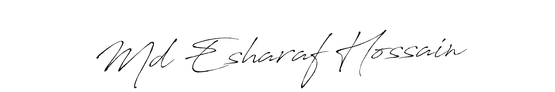 Similarly Antro_Vectra is the best handwritten signature design. Signature creator online .You can use it as an online autograph creator for name Md Esharaf Hossain. Md Esharaf Hossain signature style 6 images and pictures png