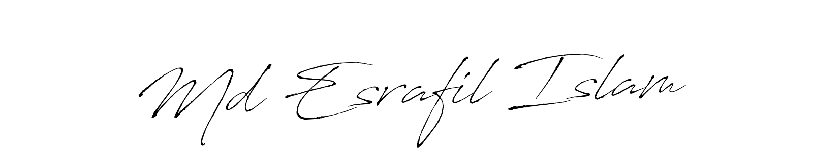 Similarly Antro_Vectra is the best handwritten signature design. Signature creator online .You can use it as an online autograph creator for name Md Esrafil Islam. Md Esrafil Islam signature style 6 images and pictures png