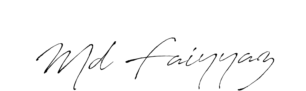 Create a beautiful signature design for name Md Faiyyaz. With this signature (Antro_Vectra) fonts, you can make a handwritten signature for free. Md Faiyyaz signature style 6 images and pictures png