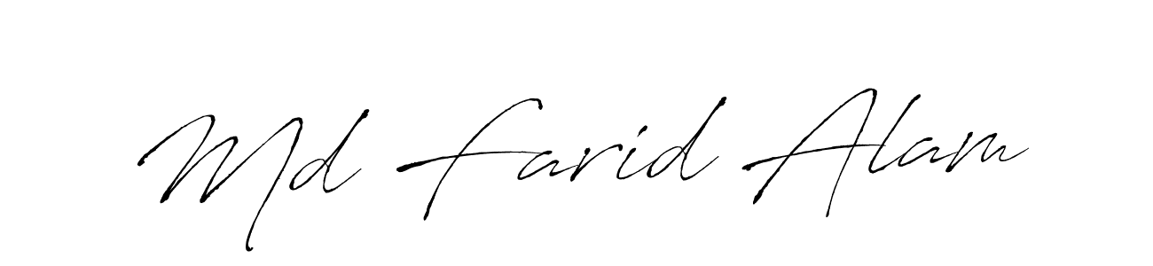 How to Draw Md Farid Alam signature style? Antro_Vectra is a latest design signature styles for name Md Farid Alam. Md Farid Alam signature style 6 images and pictures png