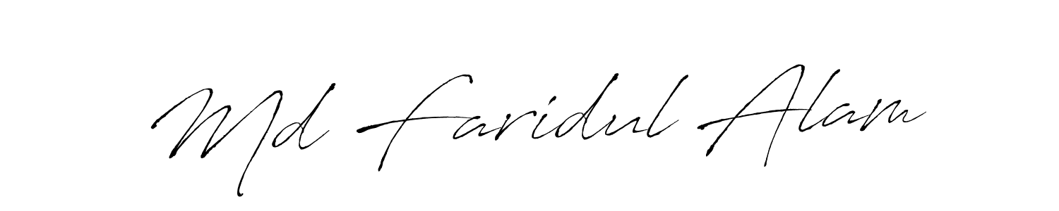 if you are searching for the best signature style for your name Md Faridul Alam. so please give up your signature search. here we have designed multiple signature styles  using Antro_Vectra. Md Faridul Alam signature style 6 images and pictures png