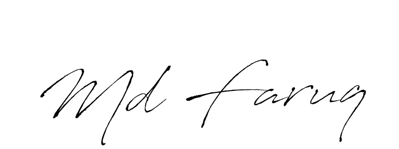 if you are searching for the best signature style for your name Md Faruq. so please give up your signature search. here we have designed multiple signature styles  using Antro_Vectra. Md Faruq signature style 6 images and pictures png