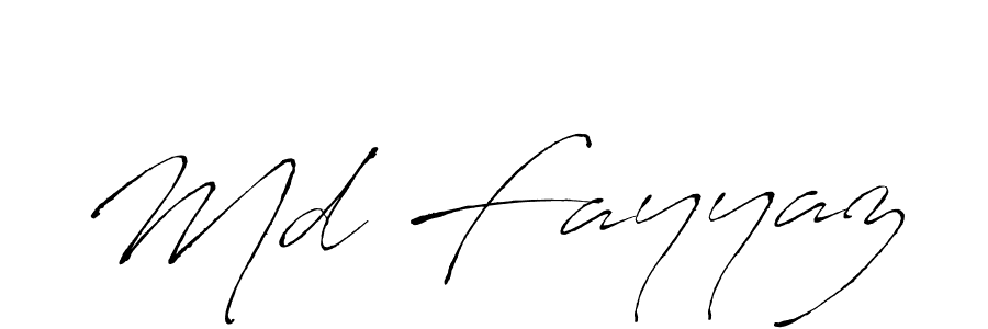 How to make Md Fayyaz name signature. Use Antro_Vectra style for creating short signs online. This is the latest handwritten sign. Md Fayyaz signature style 6 images and pictures png