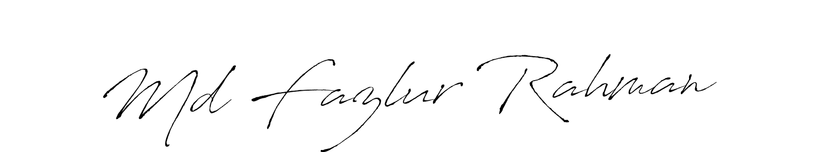 Design your own signature with our free online signature maker. With this signature software, you can create a handwritten (Antro_Vectra) signature for name Md Fazlur Rahman. Md Fazlur Rahman signature style 6 images and pictures png