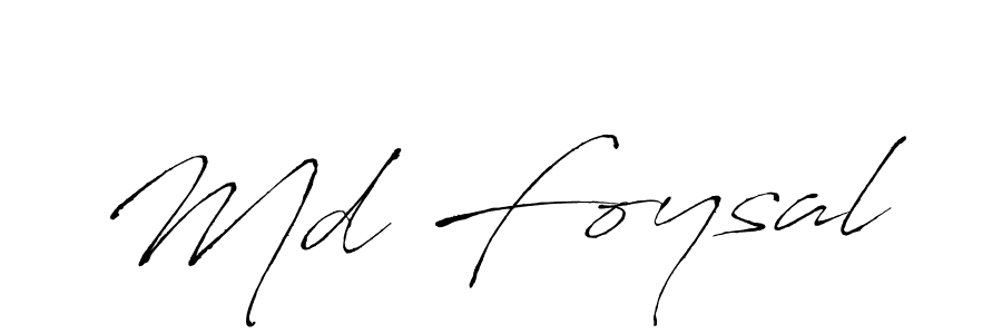 Use a signature maker to create a handwritten signature online. With this signature software, you can design (Antro_Vectra) your own signature for name Md Foysal. Md Foysal signature style 6 images and pictures png