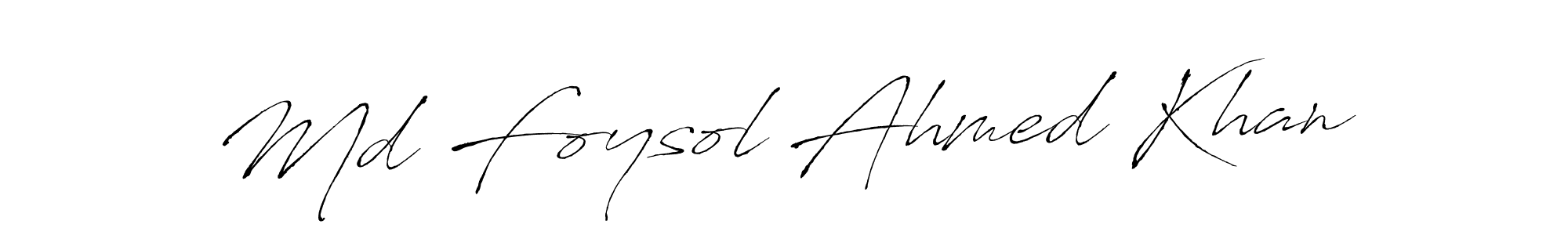 Also we have Md Foysol Ahmed Khan name is the best signature style. Create professional handwritten signature collection using Antro_Vectra autograph style. Md Foysol Ahmed Khan signature style 6 images and pictures png