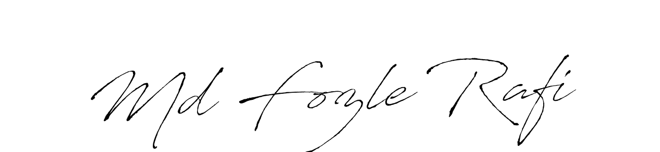 Also we have Md Fozle Rafi name is the best signature style. Create professional handwritten signature collection using Antro_Vectra autograph style. Md Fozle Rafi signature style 6 images and pictures png