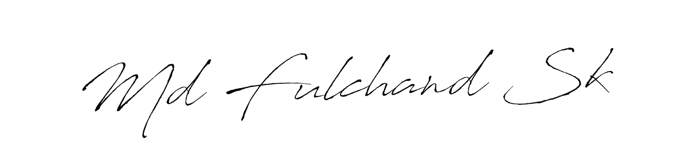 Design your own signature with our free online signature maker. With this signature software, you can create a handwritten (Antro_Vectra) signature for name Md Fulchand Sk. Md Fulchand Sk signature style 6 images and pictures png