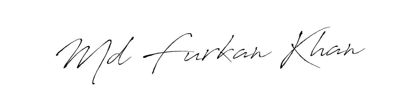 Design your own signature with our free online signature maker. With this signature software, you can create a handwritten (Antro_Vectra) signature for name Md Furkan Khan. Md Furkan Khan signature style 6 images and pictures png