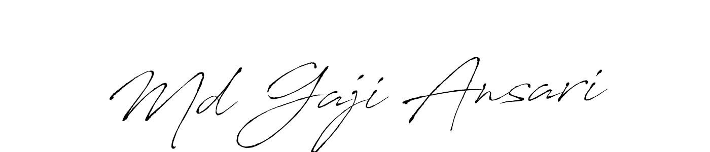 How to make Md Gaji Ansari signature? Antro_Vectra is a professional autograph style. Create handwritten signature for Md Gaji Ansari name. Md Gaji Ansari signature style 6 images and pictures png