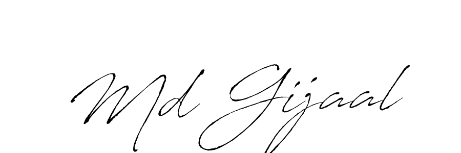 Also we have Md Gijaal name is the best signature style. Create professional handwritten signature collection using Antro_Vectra autograph style. Md Gijaal signature style 6 images and pictures png