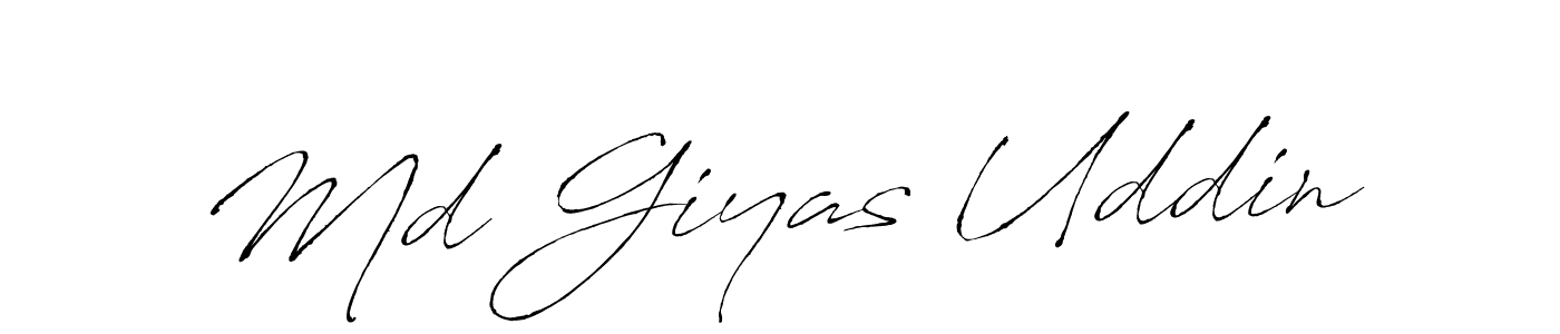 The best way (Antro_Vectra) to make a short signature is to pick only two or three words in your name. The name Md Giyas Uddin include a total of six letters. For converting this name. Md Giyas Uddin signature style 6 images and pictures png