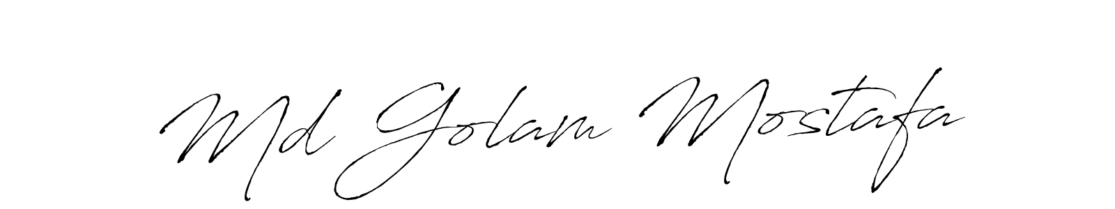 Use a signature maker to create a handwritten signature online. With this signature software, you can design (Antro_Vectra) your own signature for name Md Golam Mostafa. Md Golam Mostafa signature style 6 images and pictures png