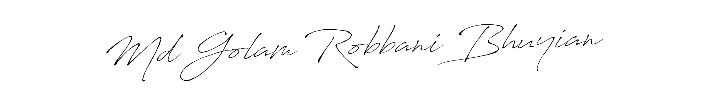 Make a beautiful signature design for name Md Golam Robbani Bhuyian. Use this online signature maker to create a handwritten signature for free. Md Golam Robbani Bhuyian signature style 6 images and pictures png