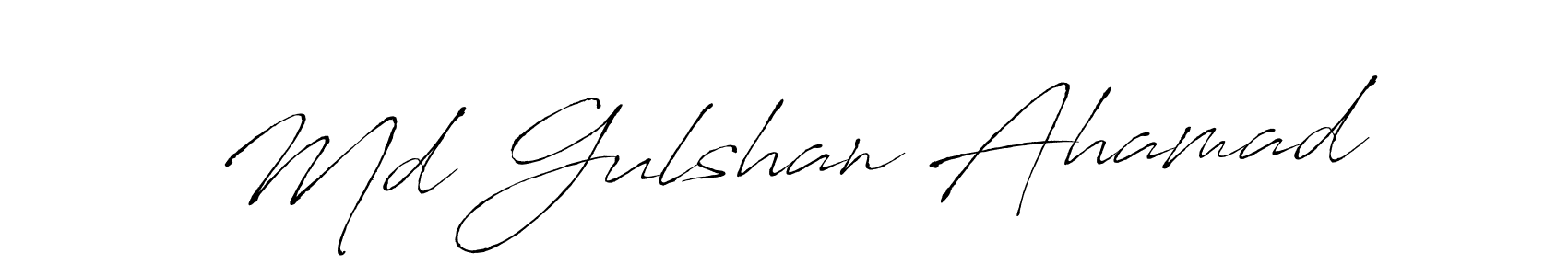 Make a beautiful signature design for name Md Gulshan Ahamad. Use this online signature maker to create a handwritten signature for free. Md Gulshan Ahamad signature style 6 images and pictures png