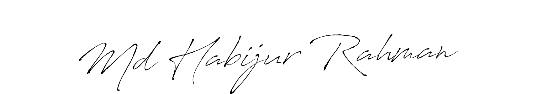 Antro_Vectra is a professional signature style that is perfect for those who want to add a touch of class to their signature. It is also a great choice for those who want to make their signature more unique. Get Md Habijur Rahman name to fancy signature for free. Md Habijur Rahman signature style 6 images and pictures png