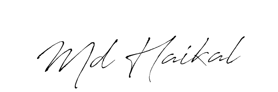 Similarly Antro_Vectra is the best handwritten signature design. Signature creator online .You can use it as an online autograph creator for name Md Haikal. Md Haikal signature style 6 images and pictures png