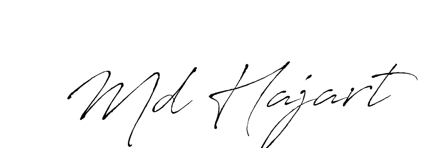 Create a beautiful signature design for name Md Hajart. With this signature (Antro_Vectra) fonts, you can make a handwritten signature for free. Md Hajart signature style 6 images and pictures png