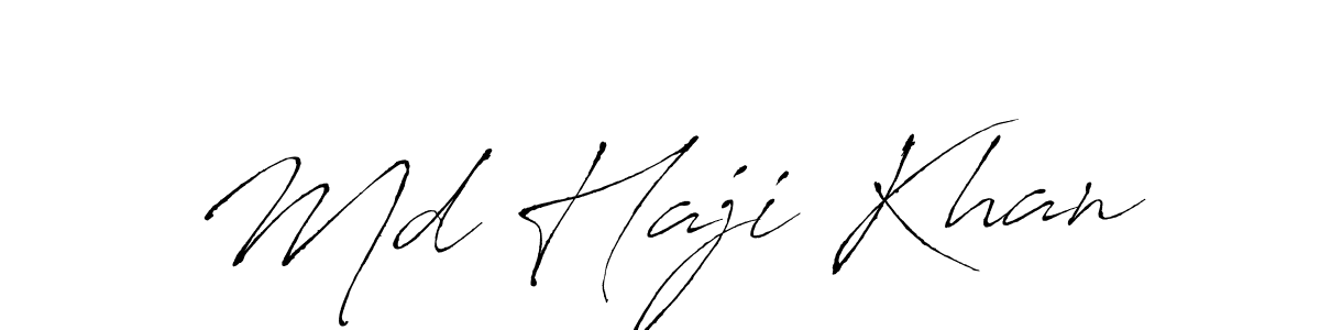 Make a beautiful signature design for name Md Haji Khan. Use this online signature maker to create a handwritten signature for free. Md Haji Khan signature style 6 images and pictures png