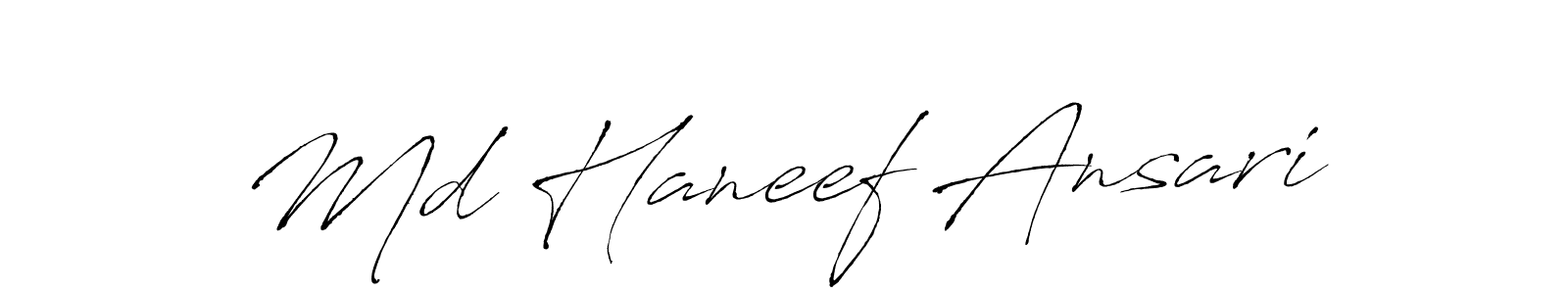 Also we have Md Haneef Ansari name is the best signature style. Create professional handwritten signature collection using Antro_Vectra autograph style. Md Haneef Ansari signature style 6 images and pictures png