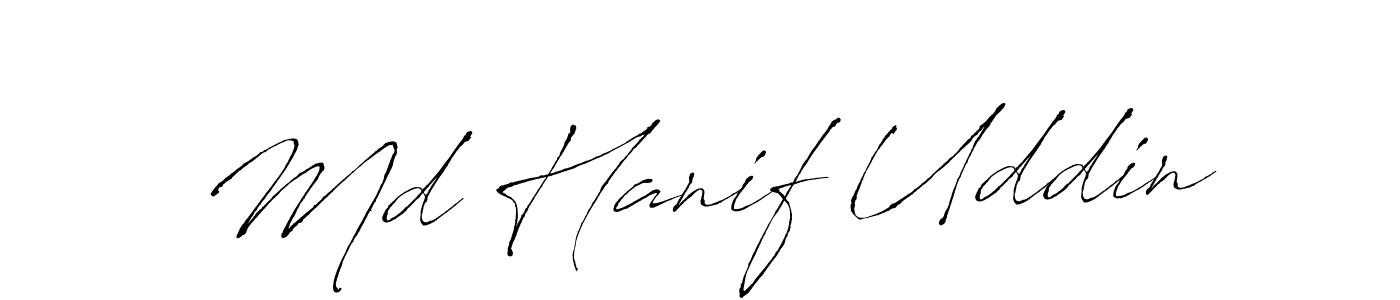 Also we have Md Hanif Uddin name is the best signature style. Create professional handwritten signature collection using Antro_Vectra autograph style. Md Hanif Uddin signature style 6 images and pictures png