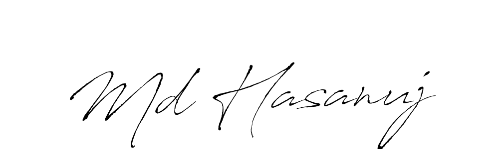 Make a beautiful signature design for name Md Hasanuj. Use this online signature maker to create a handwritten signature for free. Md Hasanuj signature style 6 images and pictures png