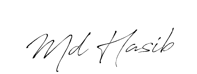 Design your own signature with our free online signature maker. With this signature software, you can create a handwritten (Antro_Vectra) signature for name Md Hasib. Md Hasib signature style 6 images and pictures png