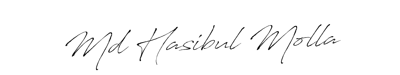 Use a signature maker to create a handwritten signature online. With this signature software, you can design (Antro_Vectra) your own signature for name Md Hasibul Molla. Md Hasibul Molla signature style 6 images and pictures png