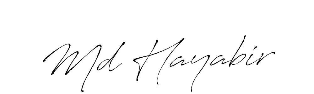 Similarly Antro_Vectra is the best handwritten signature design. Signature creator online .You can use it as an online autograph creator for name Md Hayabir. Md Hayabir signature style 6 images and pictures png