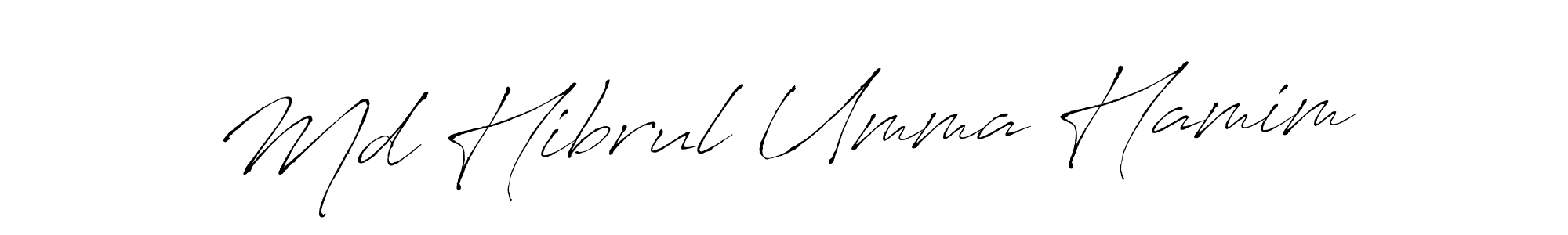 The best way (Antro_Vectra) to make a short signature is to pick only two or three words in your name. The name Md Hibrul Umma Hamim include a total of six letters. For converting this name. Md Hibrul Umma Hamim signature style 6 images and pictures png