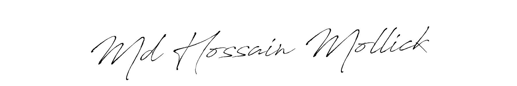 Make a beautiful signature design for name Md Hossain Mollick. Use this online signature maker to create a handwritten signature for free. Md Hossain Mollick signature style 6 images and pictures png