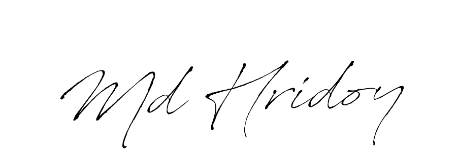 The best way (Antro_Vectra) to make a short signature is to pick only two or three words in your name. The name Md Hridoy include a total of six letters. For converting this name. Md Hridoy signature style 6 images and pictures png