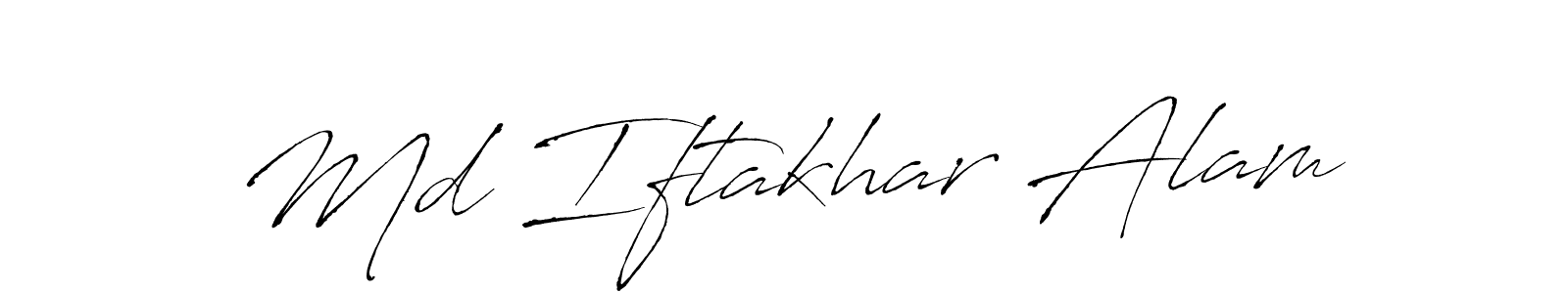 Md Iftakhar Alam stylish signature style. Best Handwritten Sign (Antro_Vectra) for my name. Handwritten Signature Collection Ideas for my name Md Iftakhar Alam. Md Iftakhar Alam signature style 6 images and pictures png